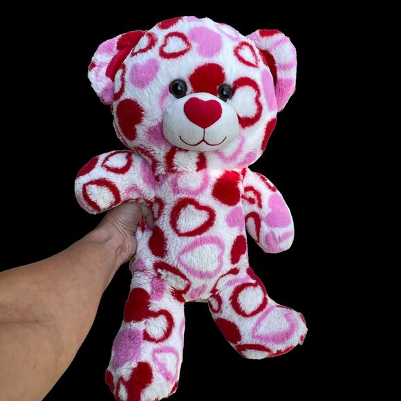 Build A Bear Hearts Teddy Bear Plush 2013 Retired Stuffed Valentine Love READ - Picture 14 of 16